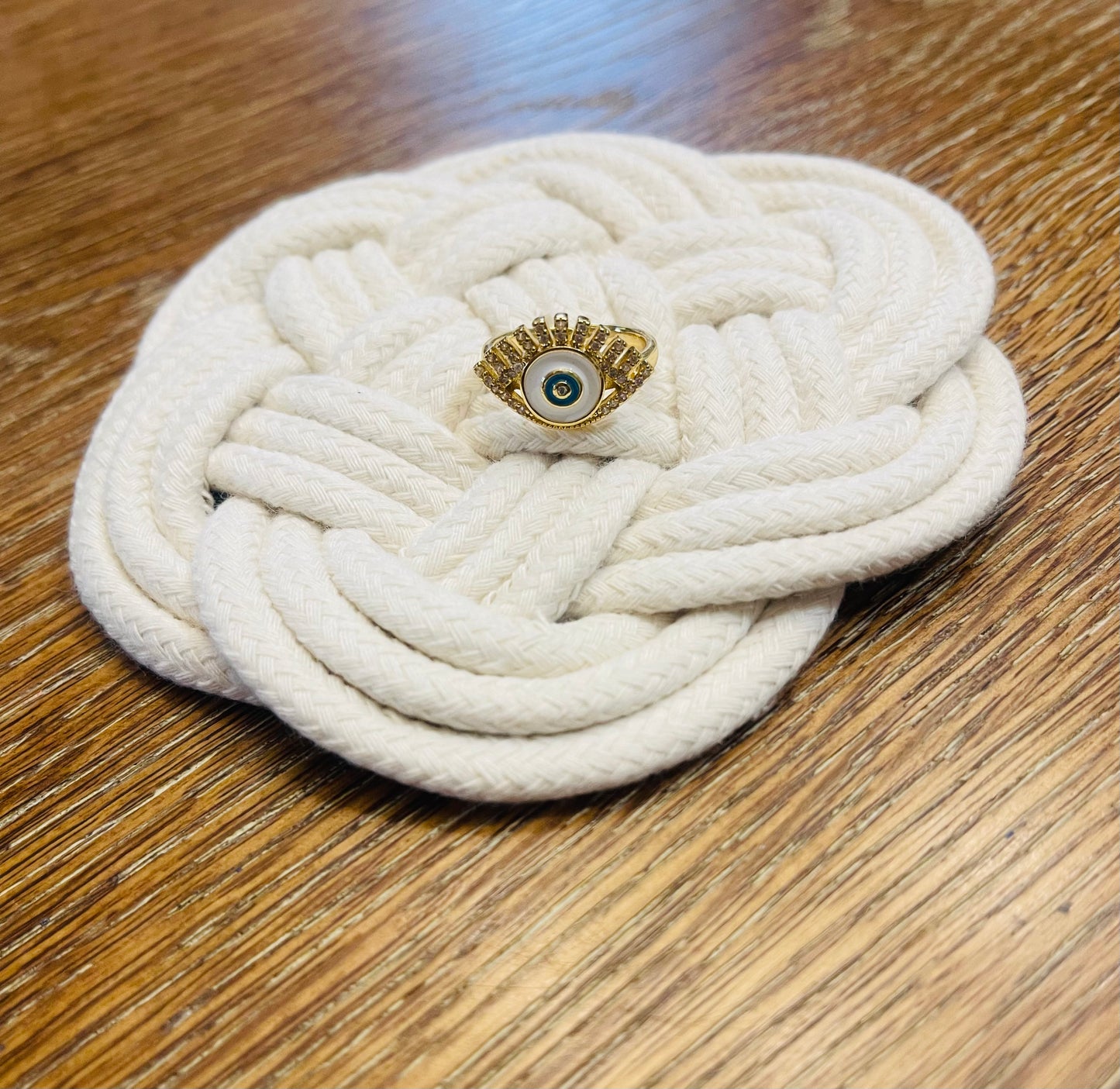 LUNA EVIL EYE RING
